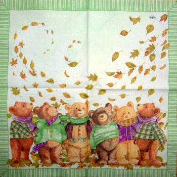 032 Teddy - 3-ply (grün) - Ambiente